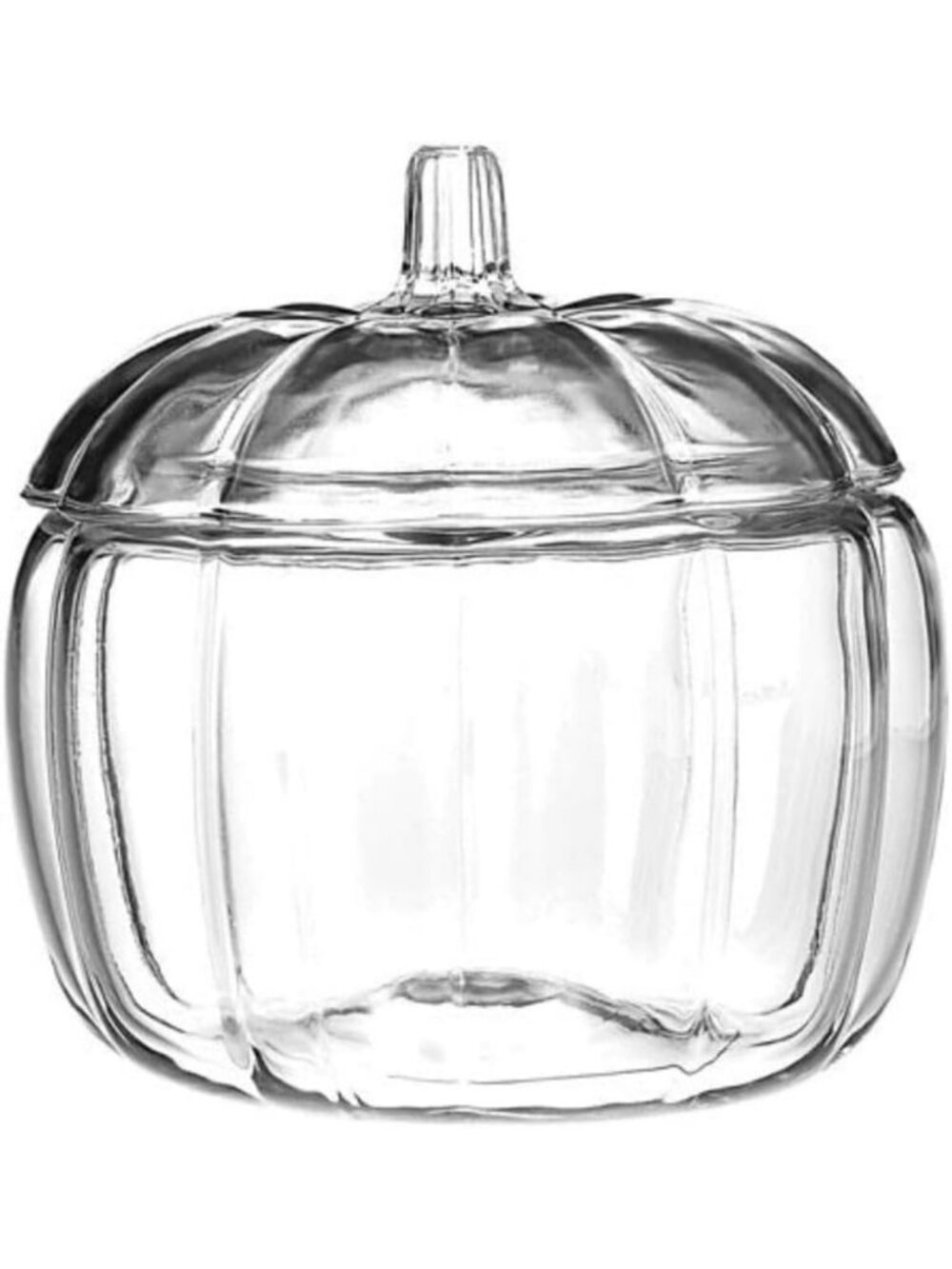 70 oz Clear Pumpkin Jar with Lid - Perfect for Fall Decor & Storage